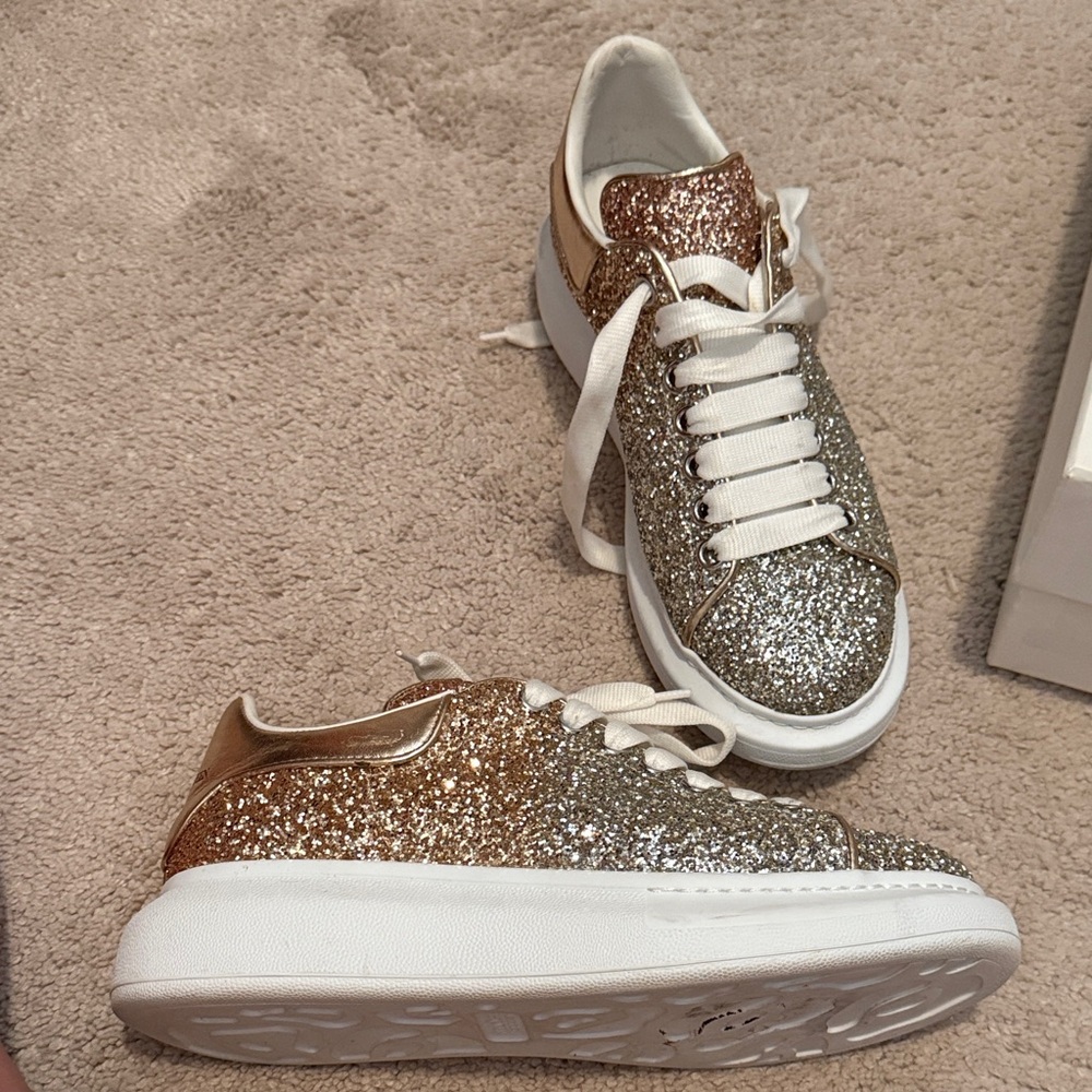 Alexander McQueen Glitter Sneakers